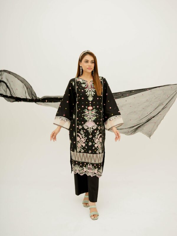 3-Piece Embroidered Lawn Suit