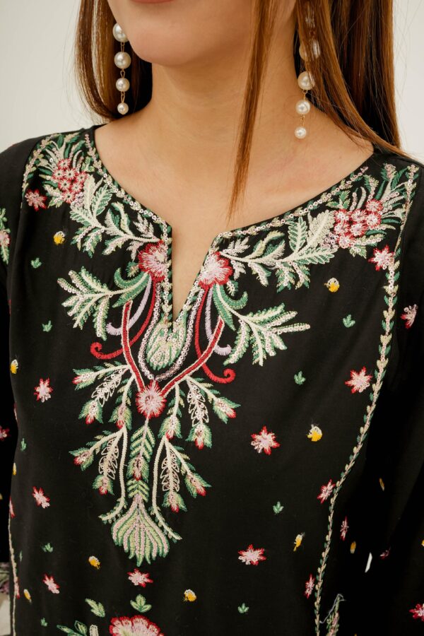 front image 3-Piece Embroidered Lawn Suit